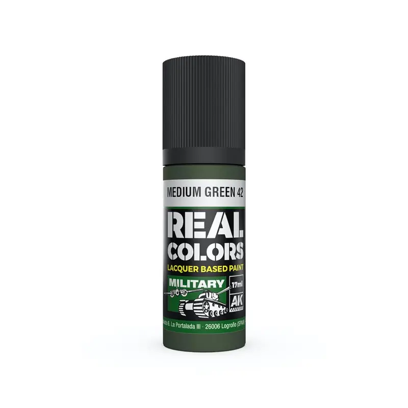 Ak Interactive Rc927 Real Colors Medium Green 42 17Ml Lacquer Paint 1