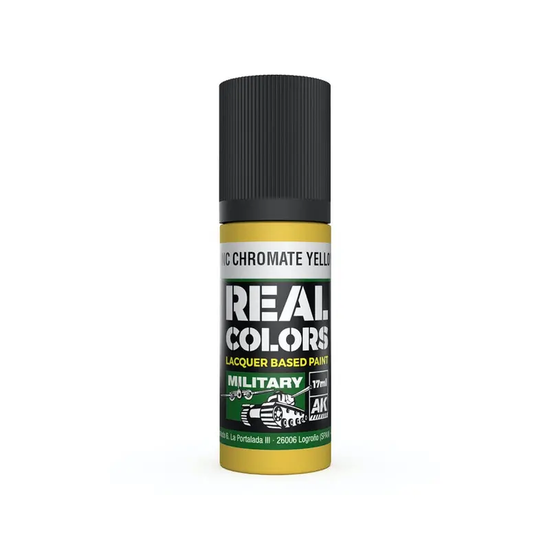 Ak Interactive Rc930 Real Colors Zinc Chromate Yellow 17Ml Lacquer Paint 1
