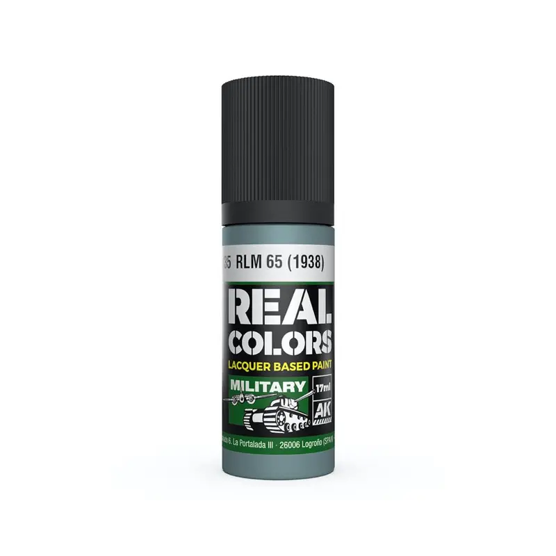 Ak Interactive Rc935 Real Colors Rlm 65 1938 17Ml Lacquer Paint 1