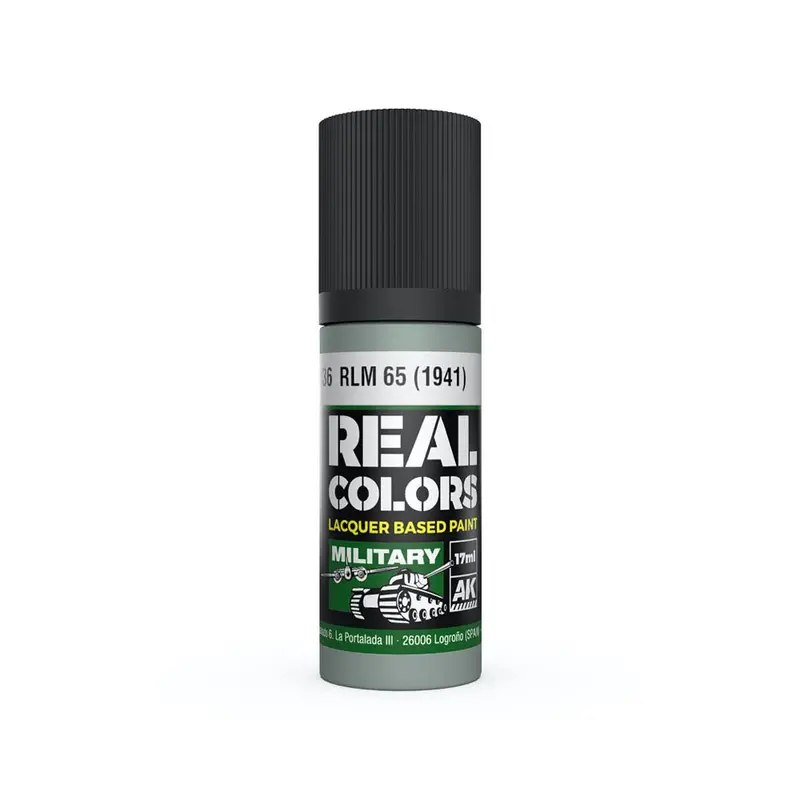 Ak Interactive Rc936 Real Colors Rlm 65 1941 17Ml Lacquer Paint 1