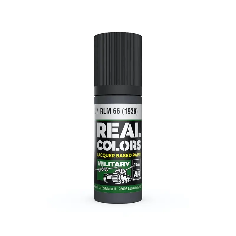 Ak Interactive Rc937 Real Colors Rlm 66 1938 17Ml Lacquer Paint 1