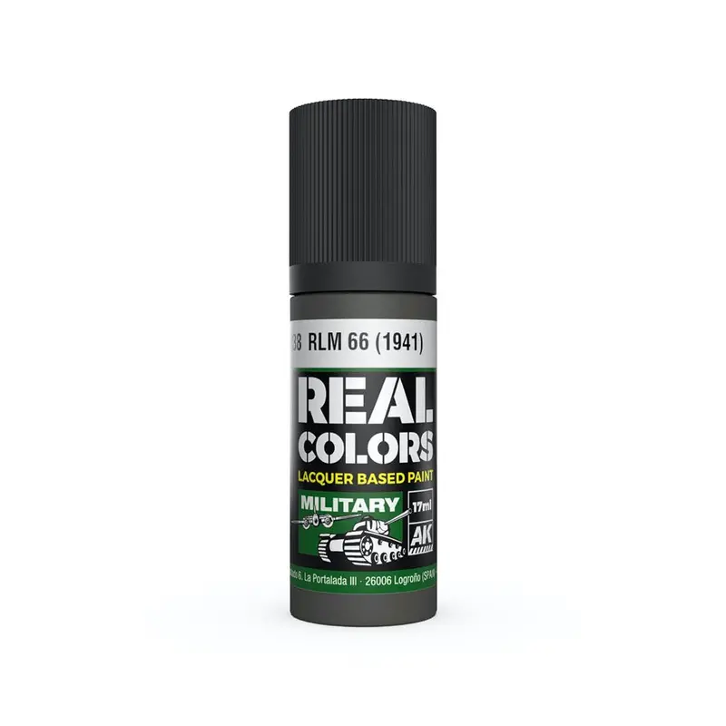 Ak Interactive Rc938 Real Colors Rlm 66 1941 17Ml Lacquer Paint 1