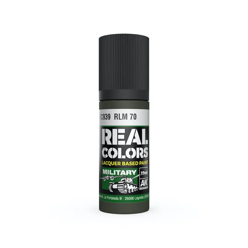 Ak Interactive Rc939 Real Colors Rlm 70 17Ml Lacquer Paint 1