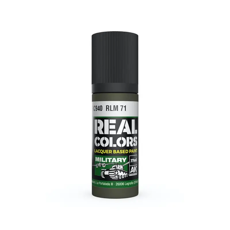 Ak Interactive Rc940 Real Colors Rlm 71 17Ml Lacquer Paint 1
