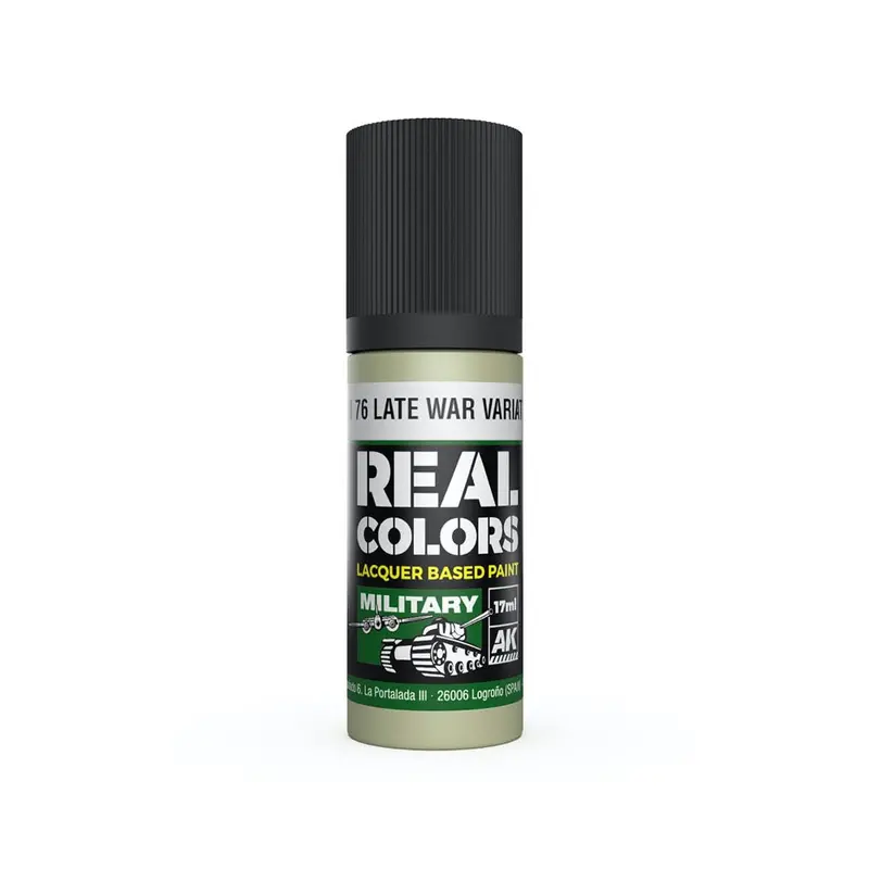 Ak Interactive Rc945 Real Colors Rlm 76 Late War Variation 17Ml Lacquer Paint 1