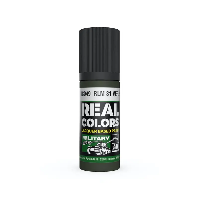 Ak Interactive Rc949 Real Colors Rlm 81 17Ml Lacquer Paint 1
