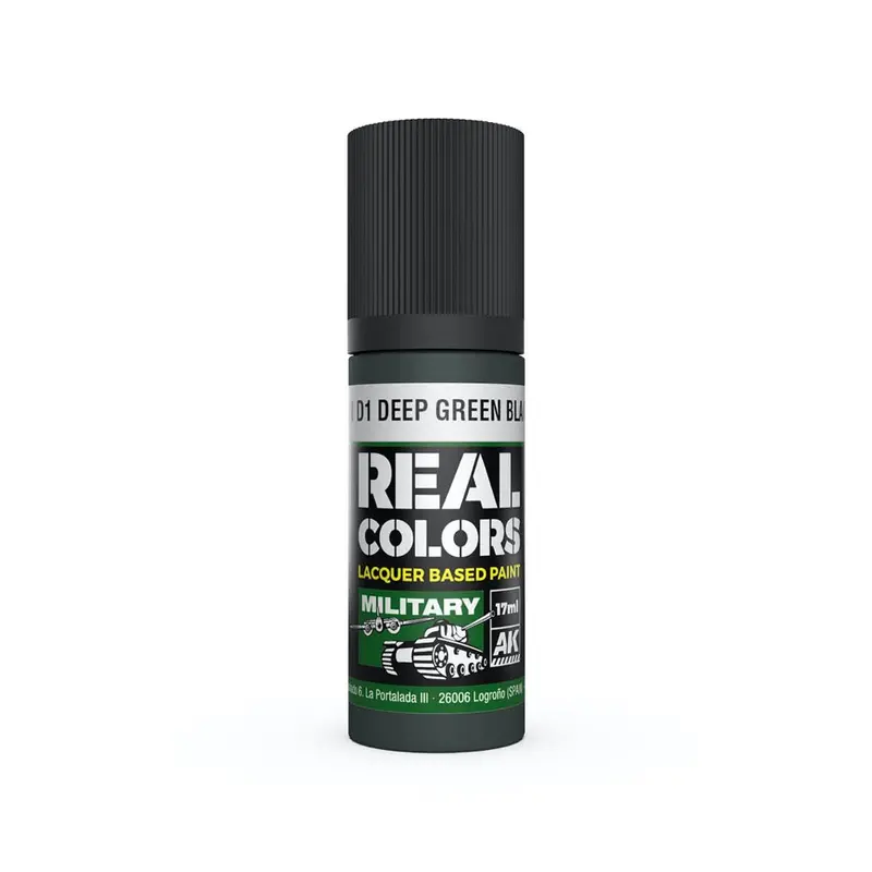 Ak Interactive Rc954 Real Colors Ijn D1 Deep Green Black 17Ml Lacquer Paint 1