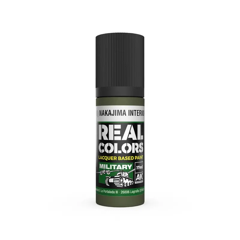 Ak Interactive Rc957 Real Colors Ijn M3 N Nakajima Interior Green 17Ml Lacquer Paint 1