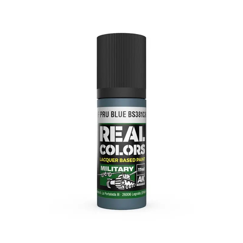 Ak Interactive Rc971 Real Colors Raf Pru Blue Bs381c/636 17Ml Lacquer Paint 1