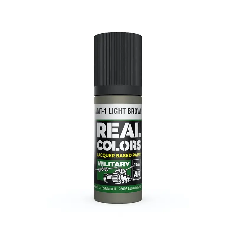 Ak Interactive Rc974 Real Colors Amt-1 Light Brown 17Ml Lacquer Paint 1