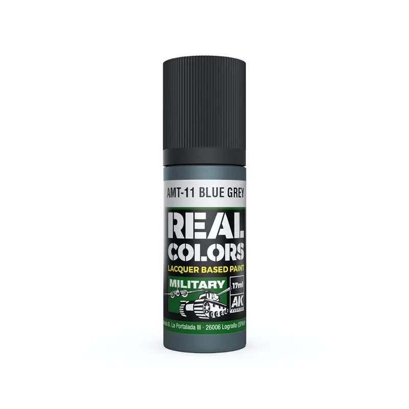 Ak Interactive Rc977 Real Colors Amt-11 Blue Grey 17Ml Lacquer Paint 1