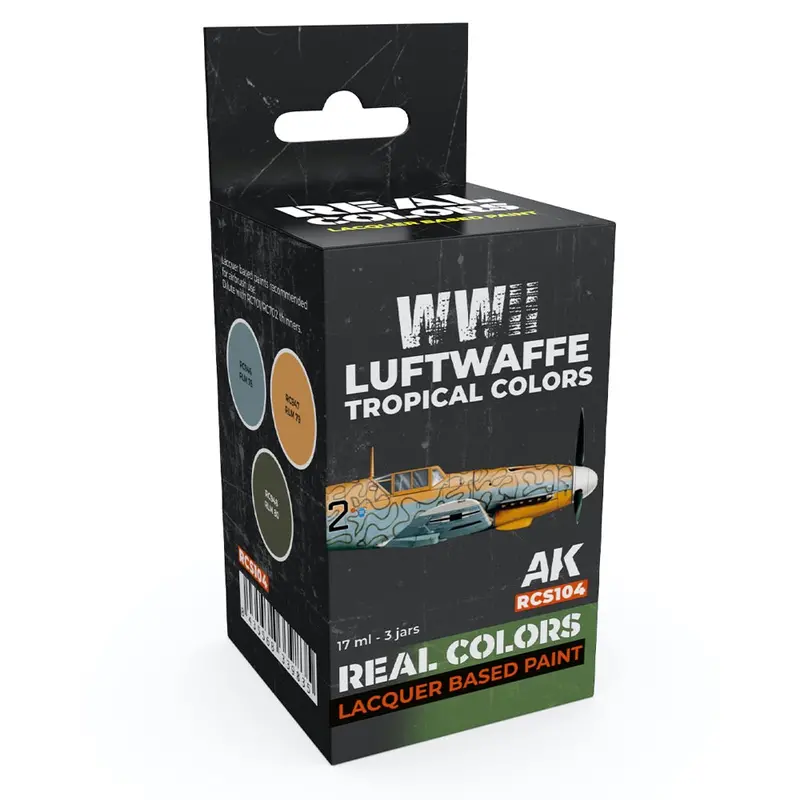 Ak Interactive Rcs104 Real Colors Set Wwii Luftwaffe Tropical Colours 1