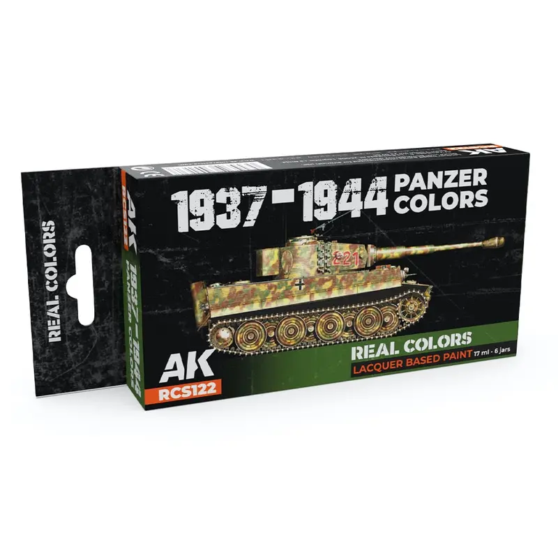 Ak Interactive Rcs122 Real Colors Set 1937-1944 Panzer Colours 1