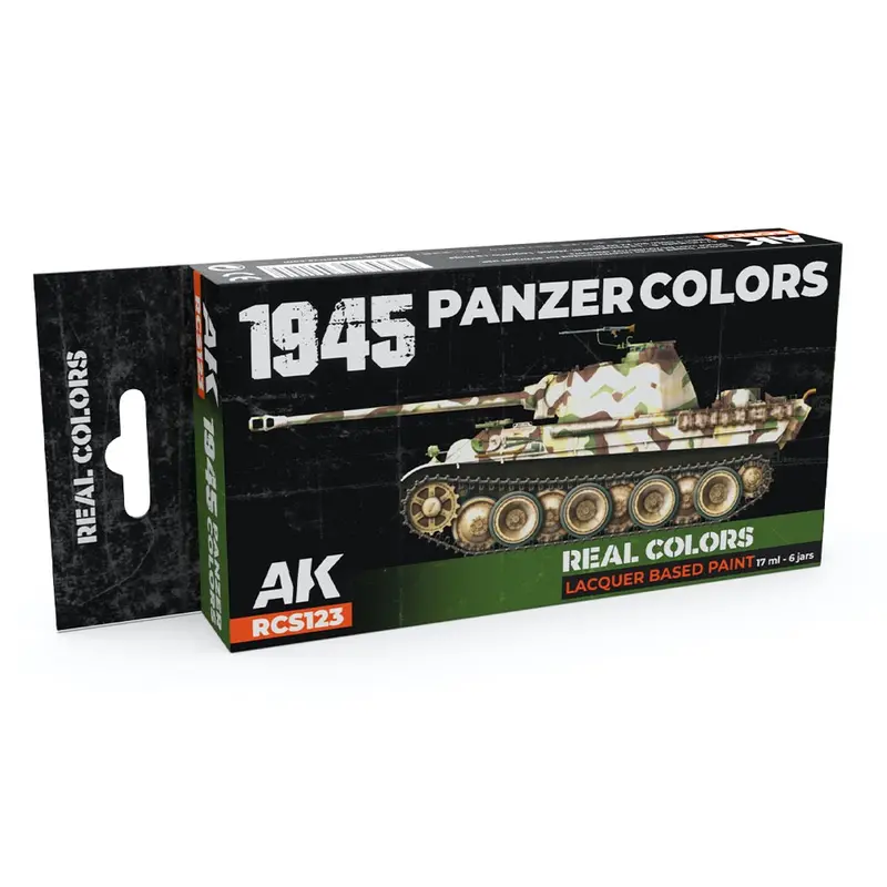 Ak Interactive Rcs123 Real Colors Set 1945 Panzer Colours 1