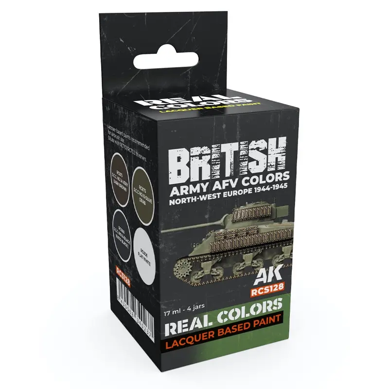 Ak Interactive Rcs128 Real Colors Set British Army Afv Colours 1