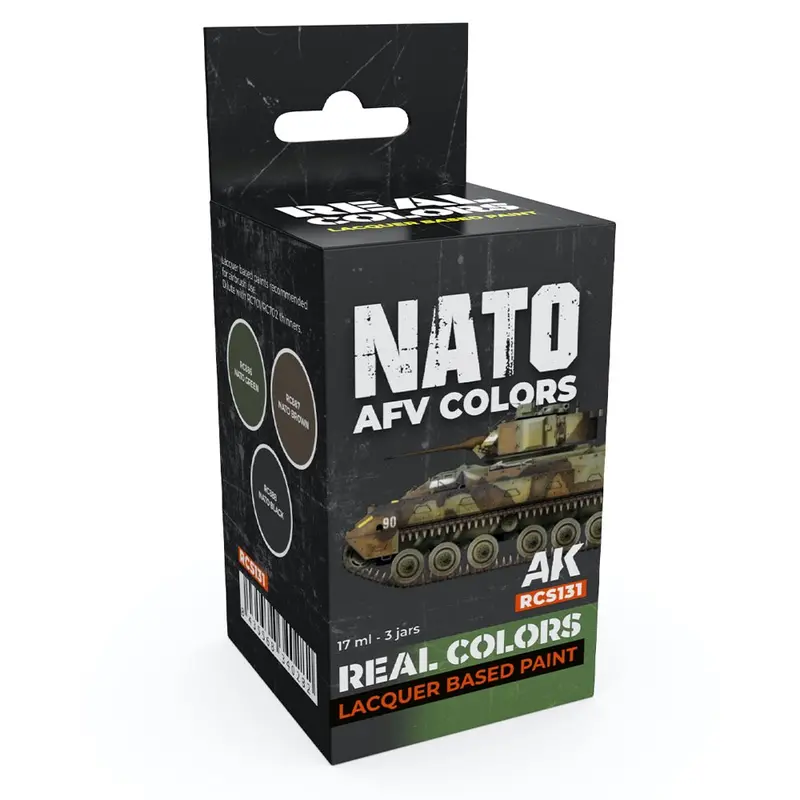 Ak Interactive Rcs131 Real Colors Set Nato Afv Colours 1