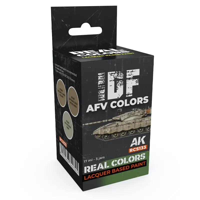 Ak Interactive Rcs133 Real Colors Set Idf Afv Colours 1