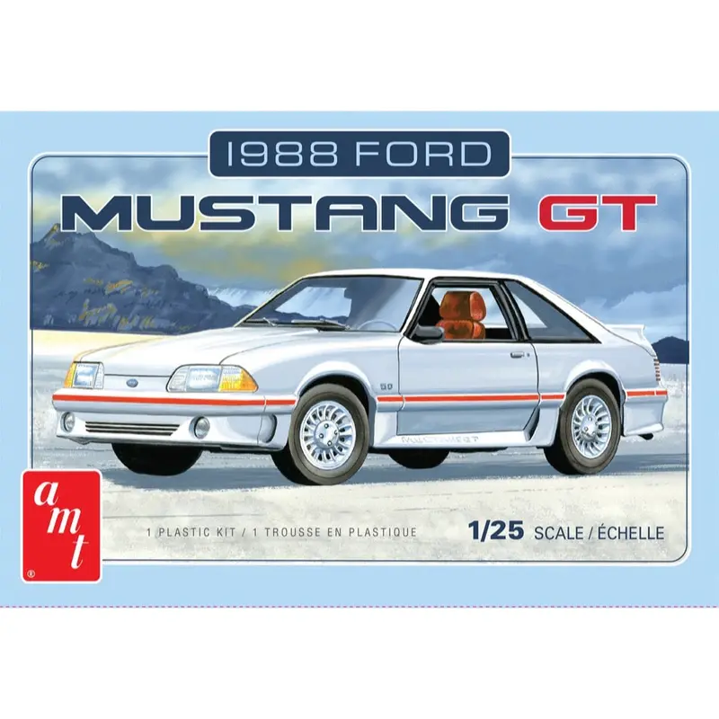 Amt 1216M 1/25 1988 Ford Mustang 2T 1