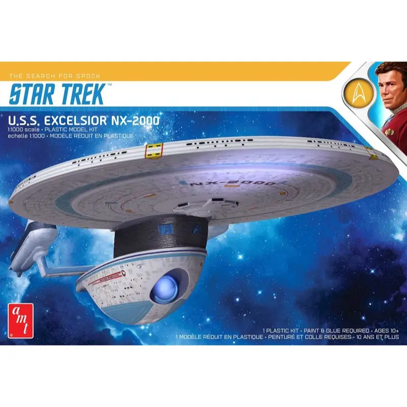Amt 1257 1/1000 Star Trek U.S.S. Excelsior 1