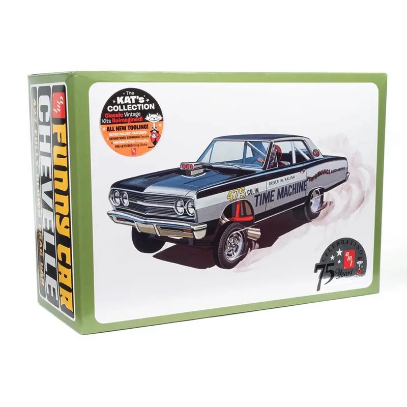 Amt 1302 1/25 1965 Chevy Chevelle Awb Time Machine 1
