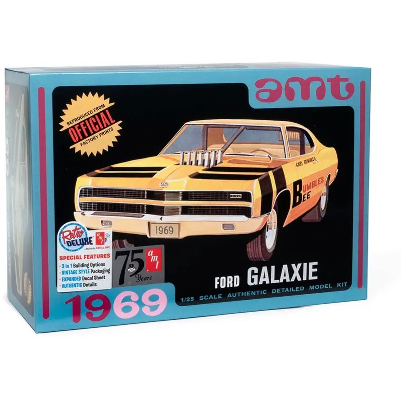 Amt 1373 1/25 1969 Ford Galaxie Hardtop 1