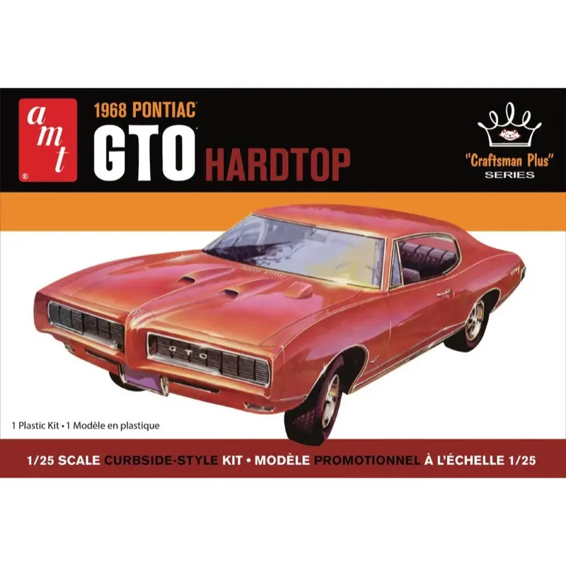 Amt 1411M 1/25 1968 Pontiac Gto Hardtop Craftsman Plus 2