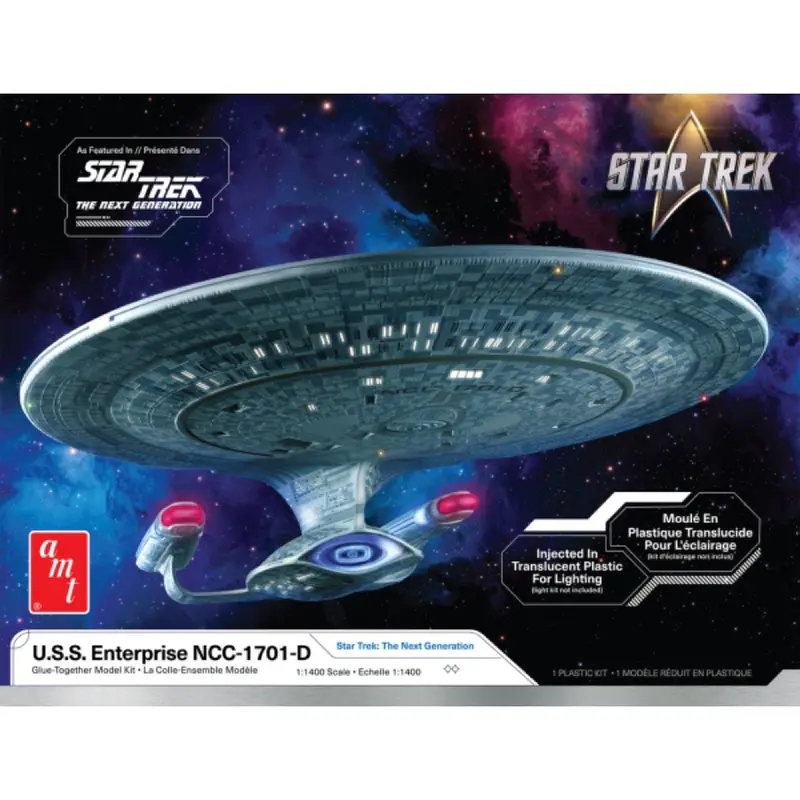 Amt 1429M 1/1400 Star Trek: The Next Generation U.S.S. Enterprise Ncc-1701-D 1