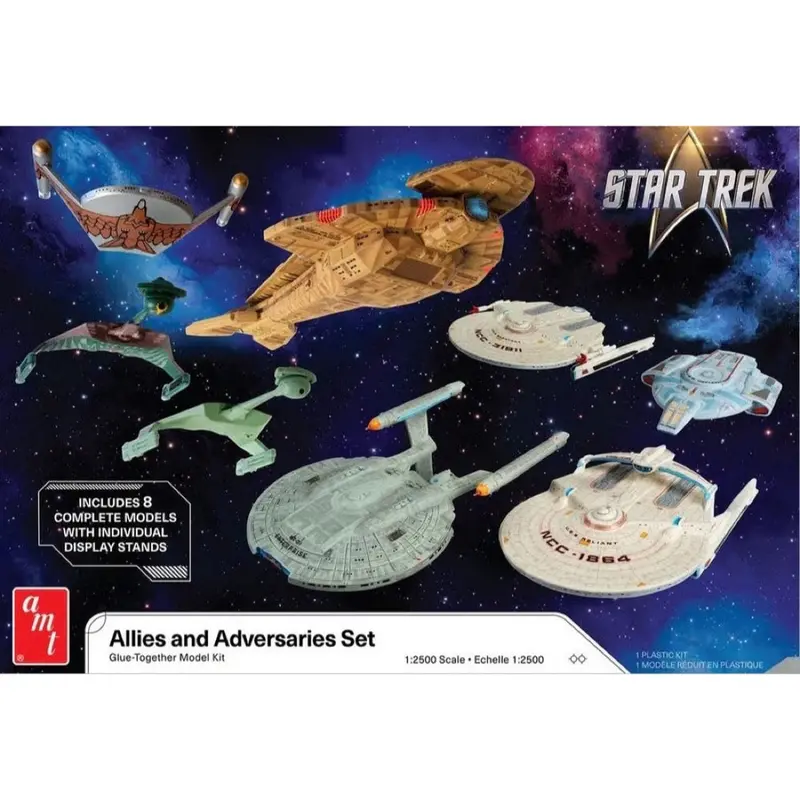 Amt 1443 1/2500 Star Trek Adversaries & Allies Ship Set 1