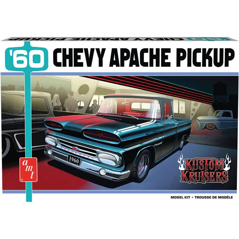 Amt 1444M 1/25 1960 Chevy Apache Pickup Street Machine 1