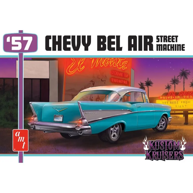 Amt 1460M 1/25 1957 Chevy Bel Air Street Machine 1