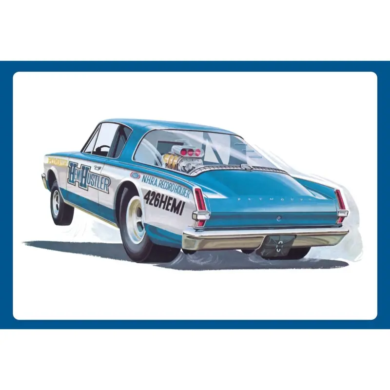 Amt 1464 1/25 1966 Plymouth Barracuda Funny Car "Hemi Hustler" 1