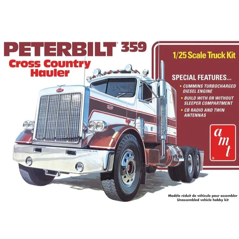 Amt 1477 1/25 Peterbilt 359 "Cross Country Hauler" 1