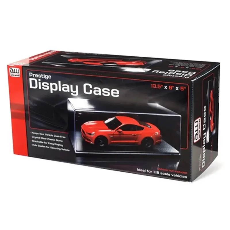 Amt Dc001 1/18 Plastic Display Case W/ Backdrop Included (13.5In X 6In X 5In) 1