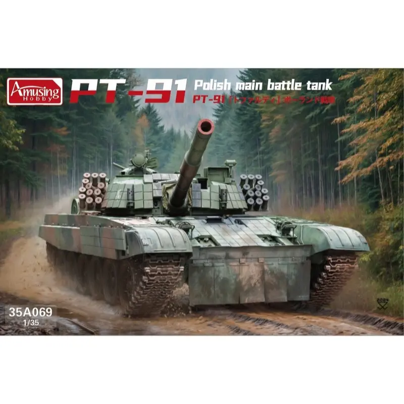 Amusing Hobby 35A069 1/35 Pt-91 Polish Main Battle Tank 1
