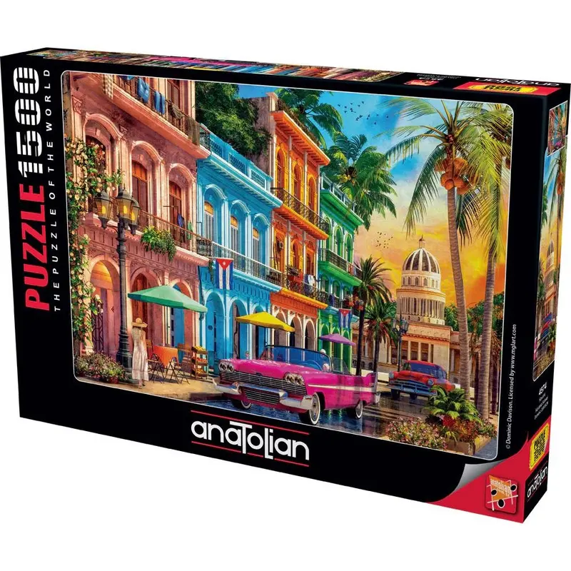 Anatolian Havana Sunset 1500Pc Jigsaw Puzzle 1
