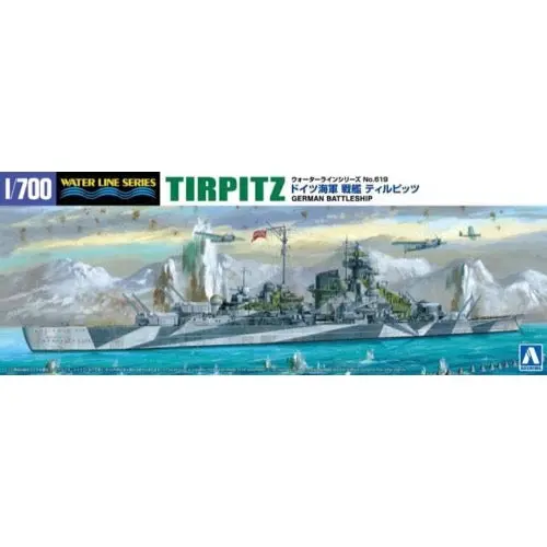 Aoshima 006749 1/700 German Battleship Tirpitz 1