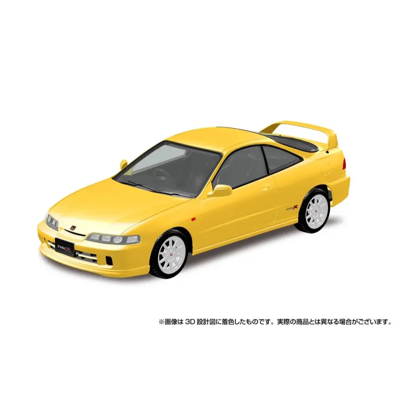 Aoshima 006938 1/32 Snap Honda Dc2 Integra Type R Sunlight Yellow 1