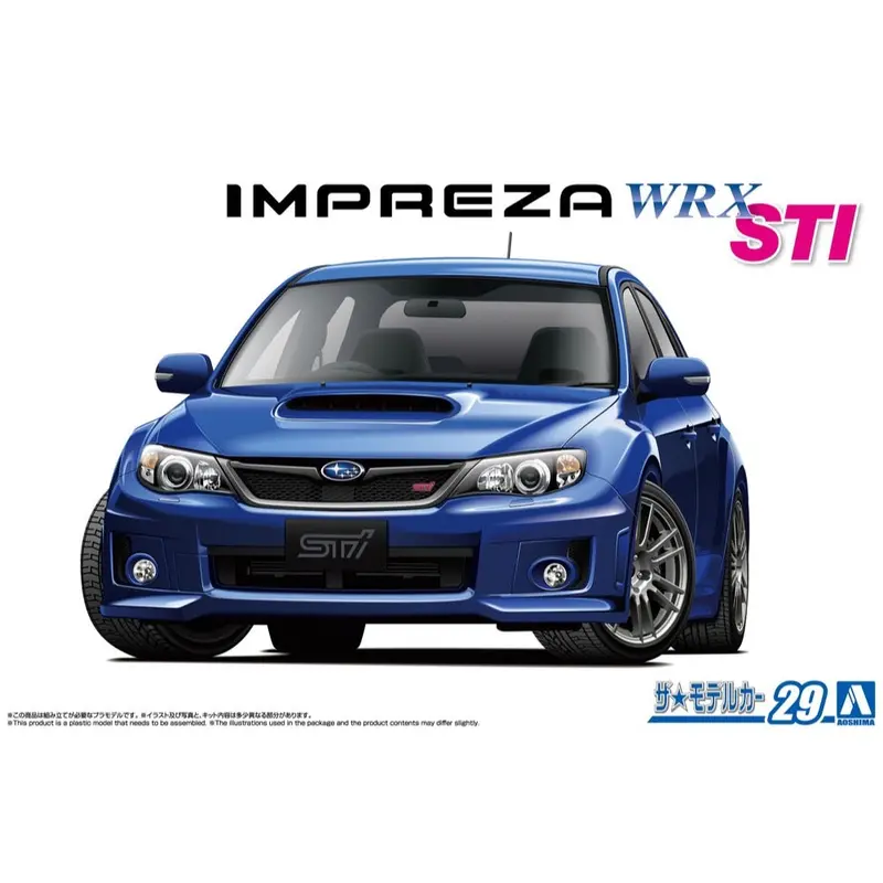 Aoshima 020081 1/24 Subaru Grb Impreza Wrx Sti '10 1
