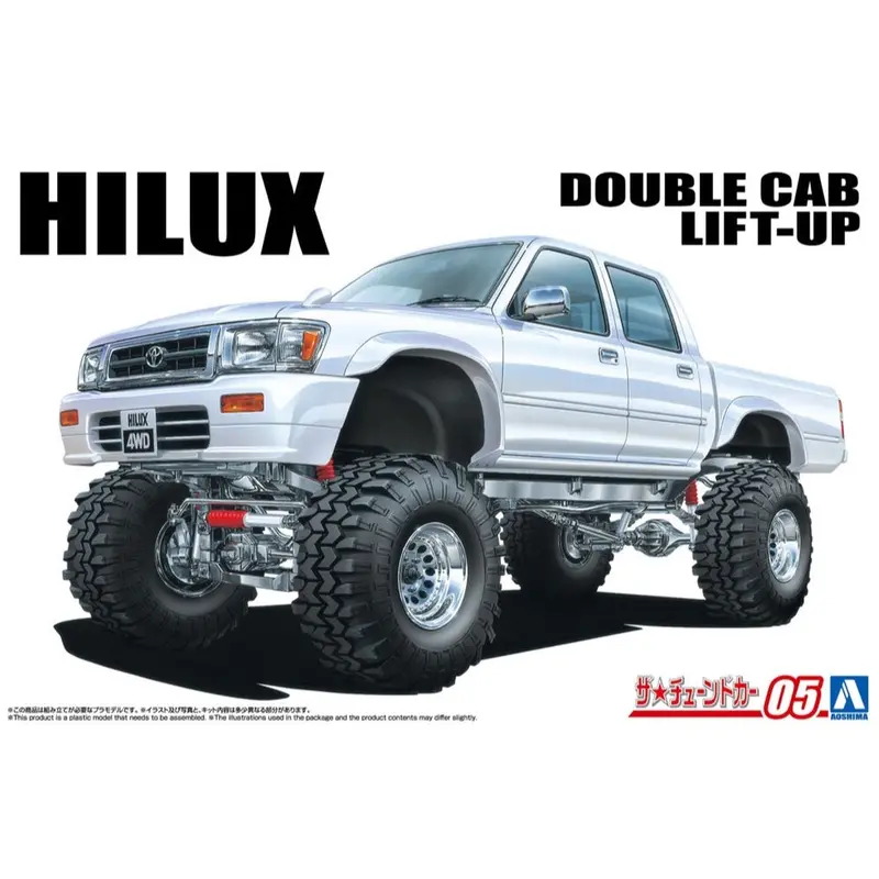 Aoshima 020088 1/24 Ln107 Hilux Pickup Double Cab Lift Up '94 Toyota 1