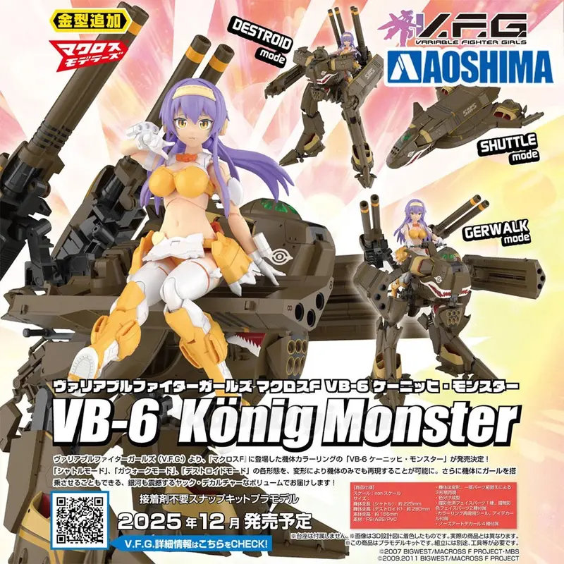 Aoshima 020117 Macross F Vb-6 Konig Monster 1
