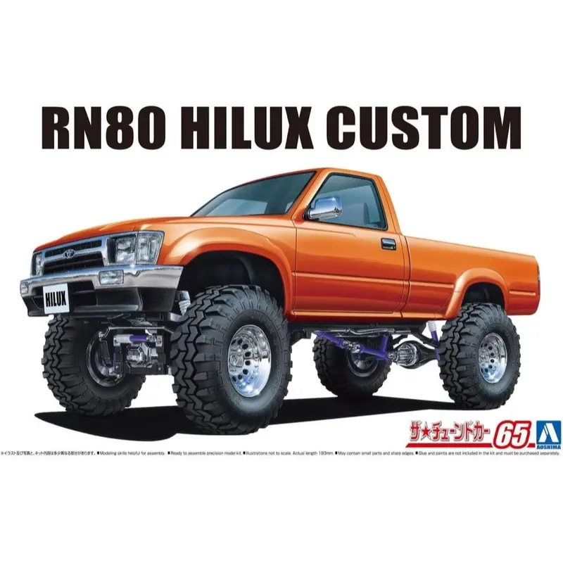 Aoshima 020229 1/24 Rn80 Hilux Longbed Liftup '95 Toyota 1