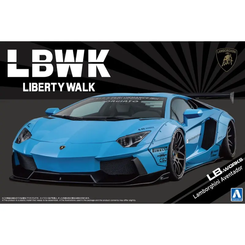 Aoshima 020232 1/24 Lb-Works Lamborghini Aventador Ver.1 1