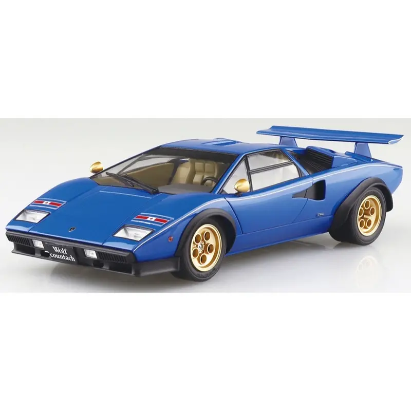 Aoshima 020285 1/24 76 Wolf Countach Version 2 1