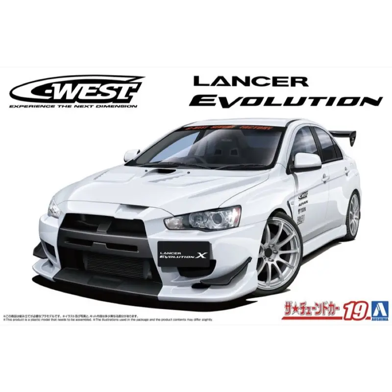 Aoshima 1/24 C-West Cz4a Lancer Evolution X '07 (Mitsubishi) 1