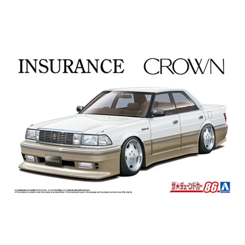 Aoshima 1/24 Insurance Uzs131 Crown '89 (Toyota) 1
