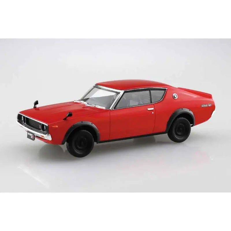 Aoshima 1/32 Snap Nissan C110 Skyline Gt-R Red 1