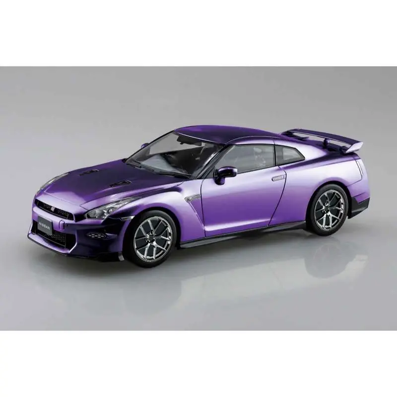 Aoshima 1/32 Snap Nissan R35 Gt-R 2024 Custom Wheel Metallic Purple 1