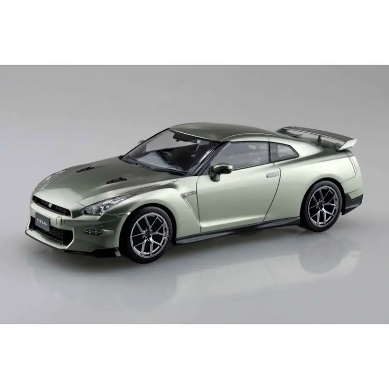 Aoshima 1/32 Snap Nissan R35 Gt-R 2024 Custom Wheel Millennium Jade 1