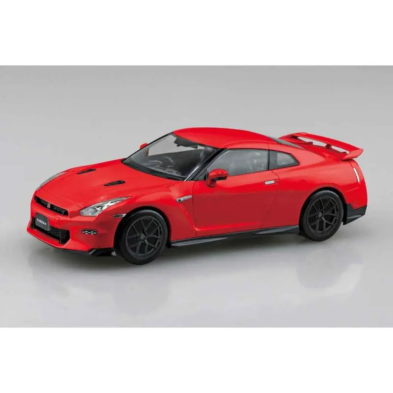 Aoshima 1/32 Snap Nissan R35 Gt-R 2024 Custom Wheel Red 1