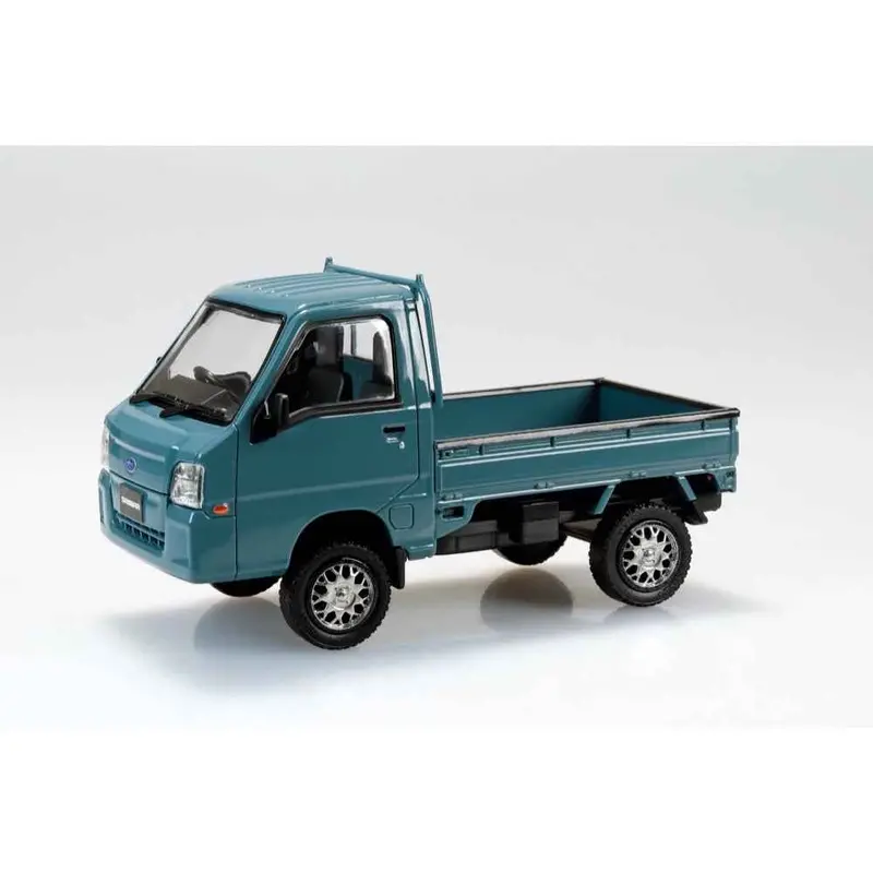 Aoshima 1/32 Snap Subaru Sambar Truck Custom Wheels Blue Gray 1